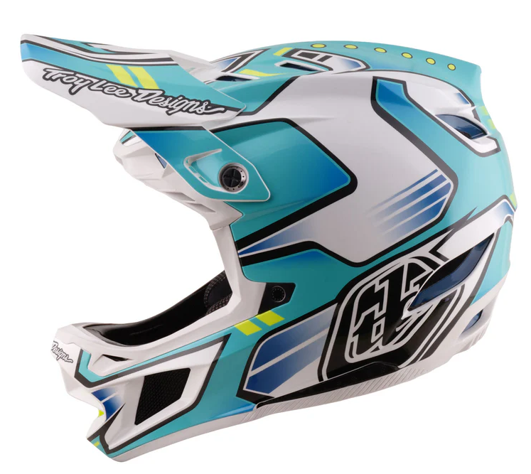 Вело каска Troy Lee Designs D4 Composite Helmet MIPS Crest Real Teal